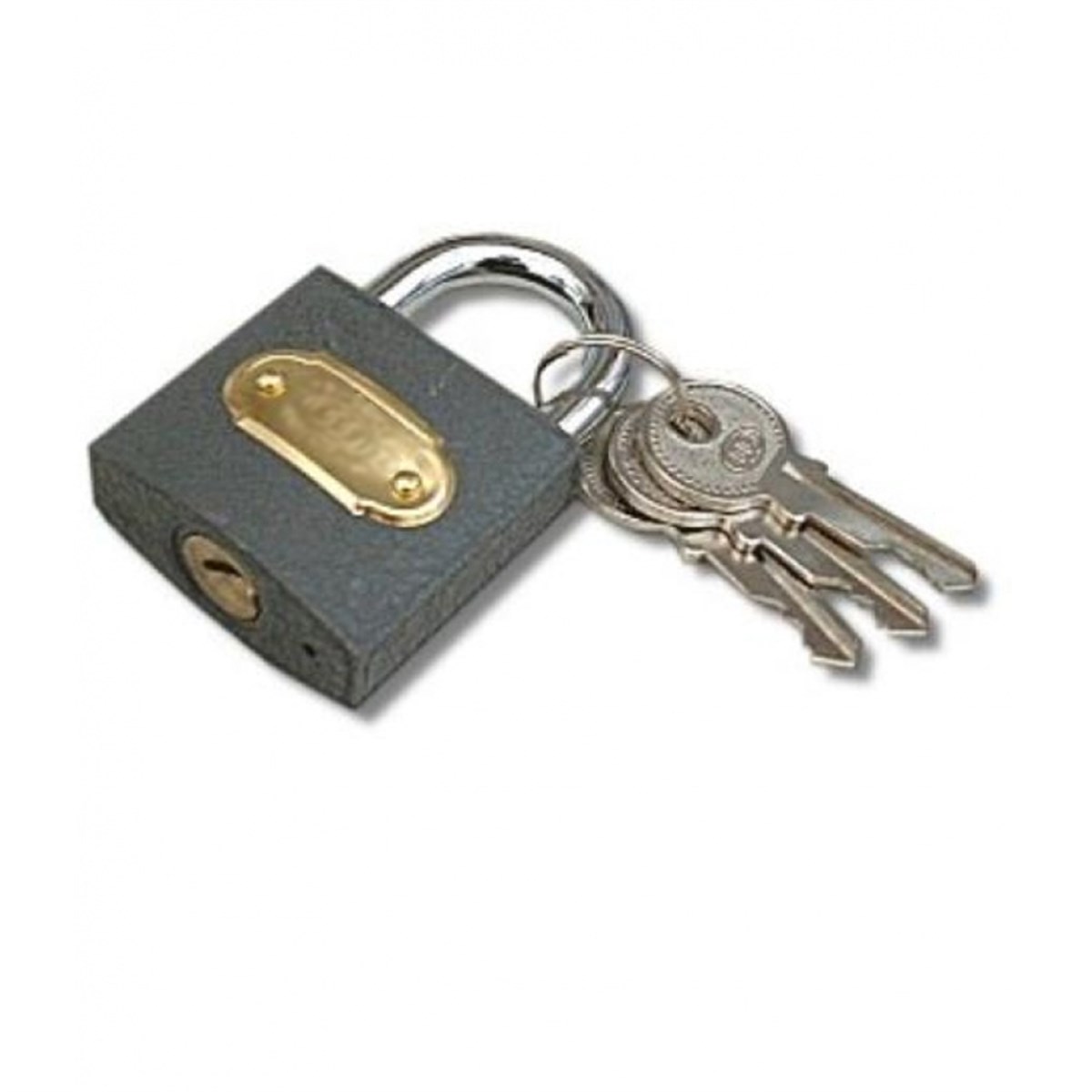 GRİ ASMA KİLİT KISA 63MM