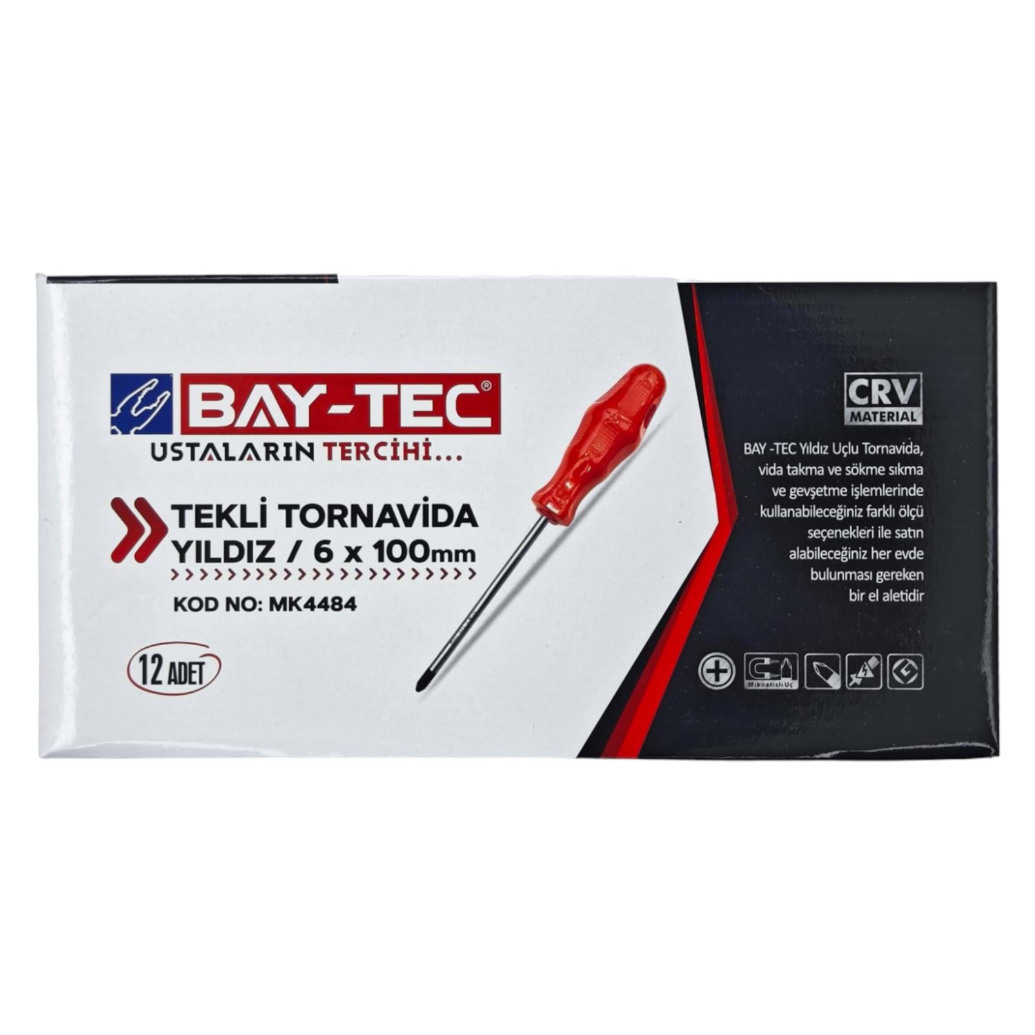 BAYTEC  YILDIZ TORNAVİDA 6X125