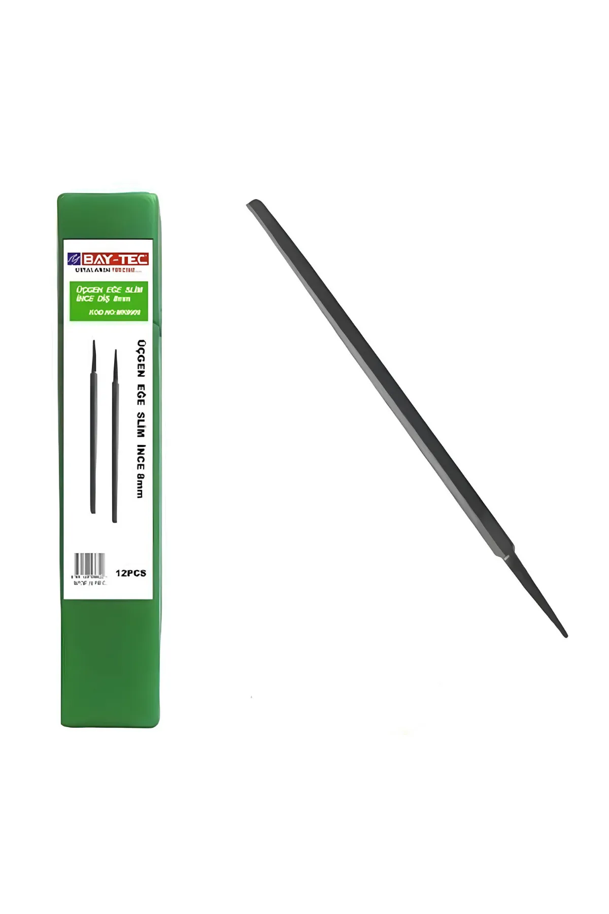 BAYTEC ÜÇGEN EĞE İNCE DİŞ 8MM