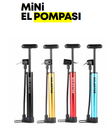 PLASTİK SAPLI MİNİ EL POMPASI