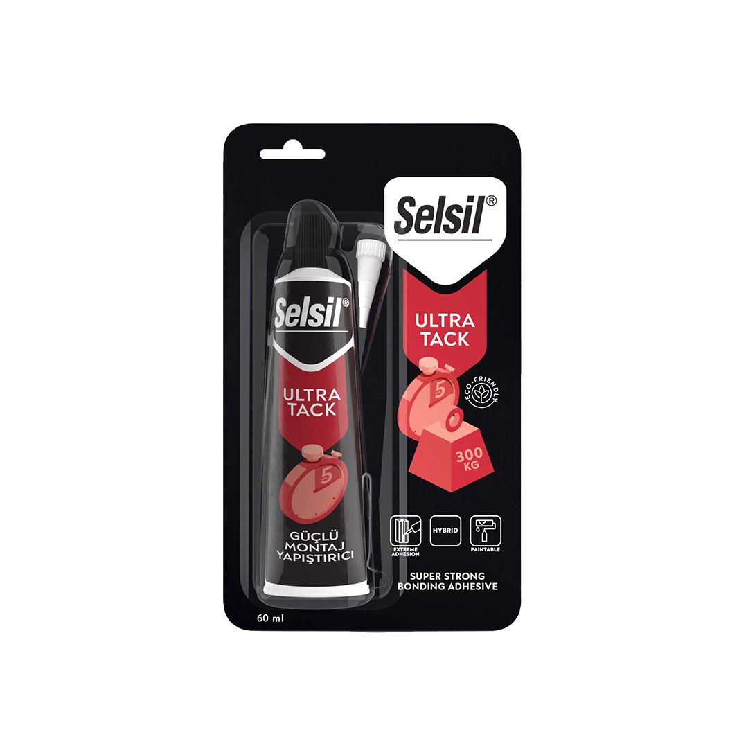 SELSİL ULTRA TACK 60ML KORNİŞ SİLİKONU